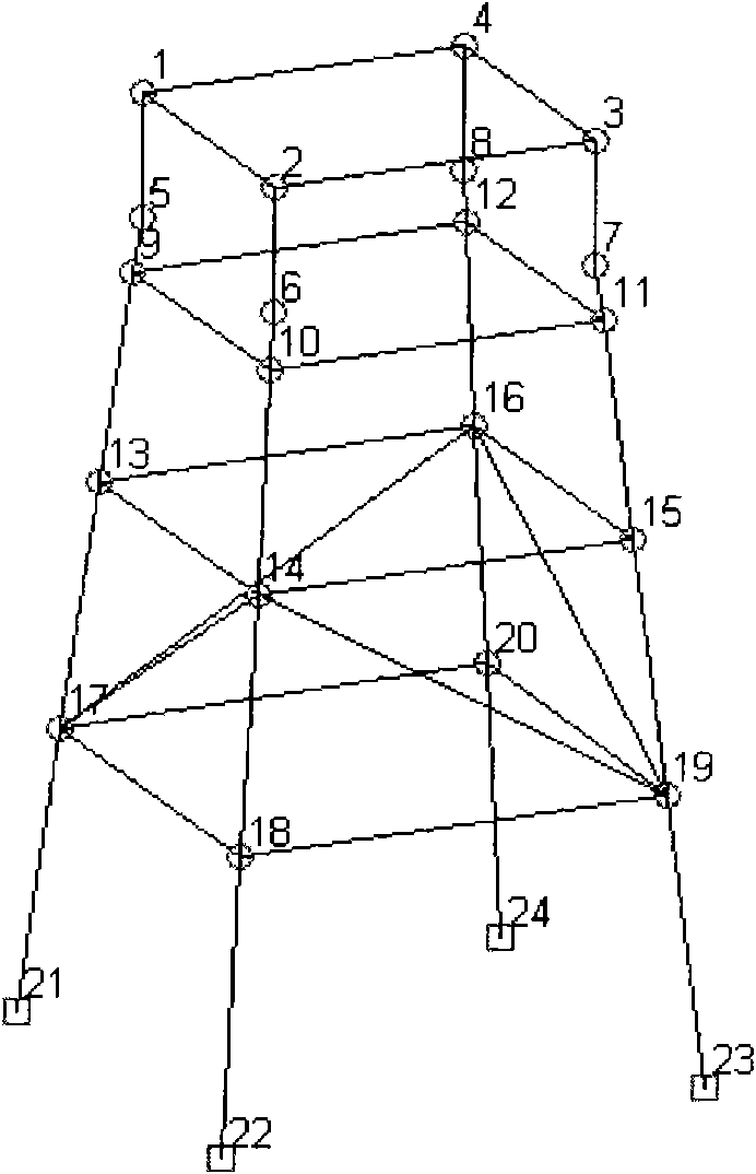 Non-traditional damping system damping matrix identifying method