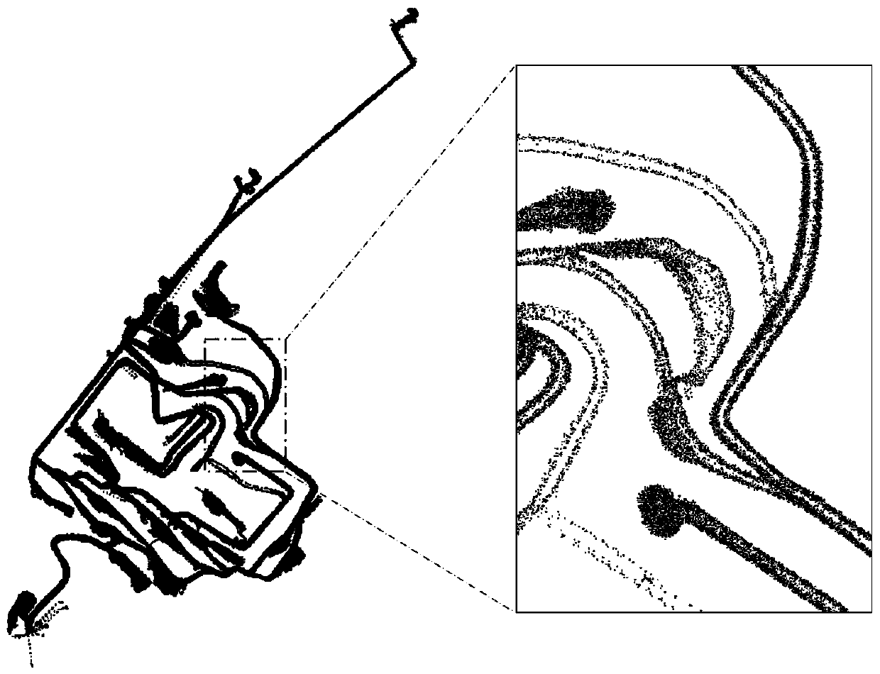 Method and system for automatic construction of road network in open-pit mine