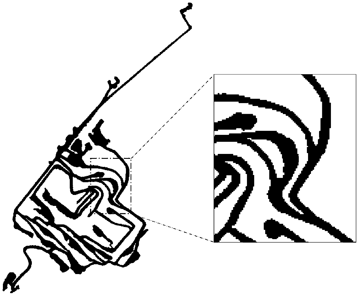 Method and system for automatic construction of road network in open-pit mine