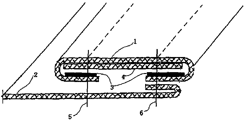 Coating anti-wrinkle method of apparel seams