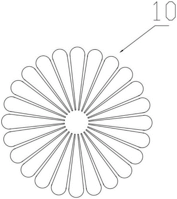 Fire extinguishing medium conveyor belt and quick belt release disc thereof