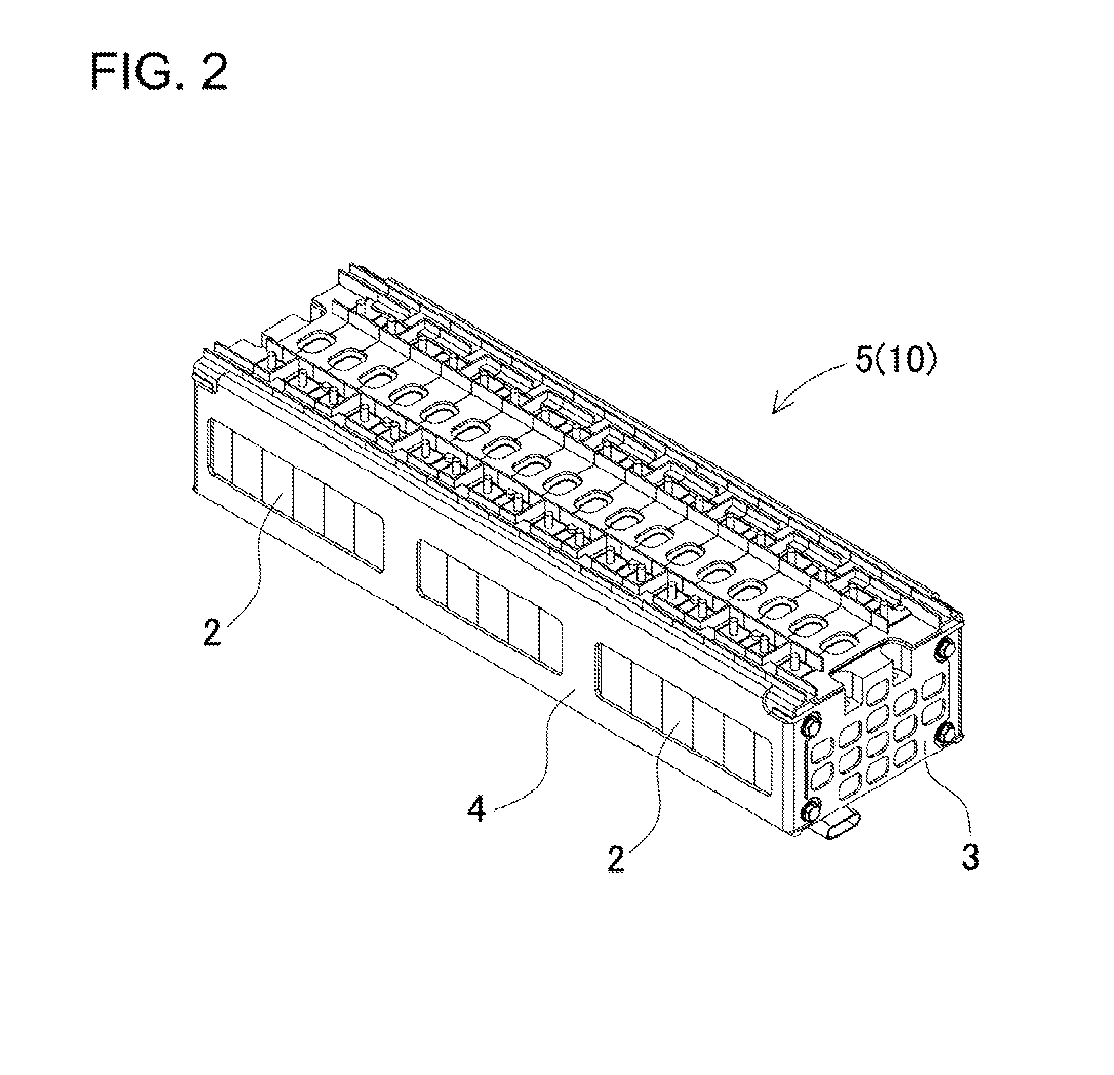 Power supply device and vehicle equipped therewith