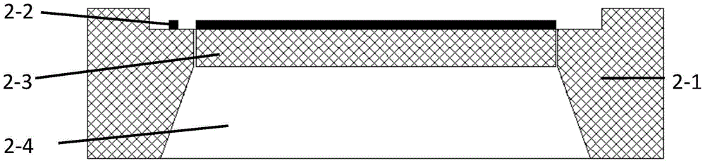 A beam-membrane structure high-voltage electrostatic field sensor chip based on the pressure-sensitive principle