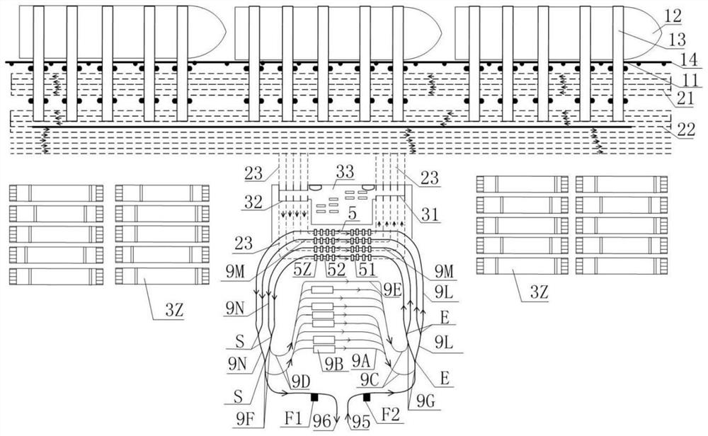 Intelligent port based on multimodal transport rail system