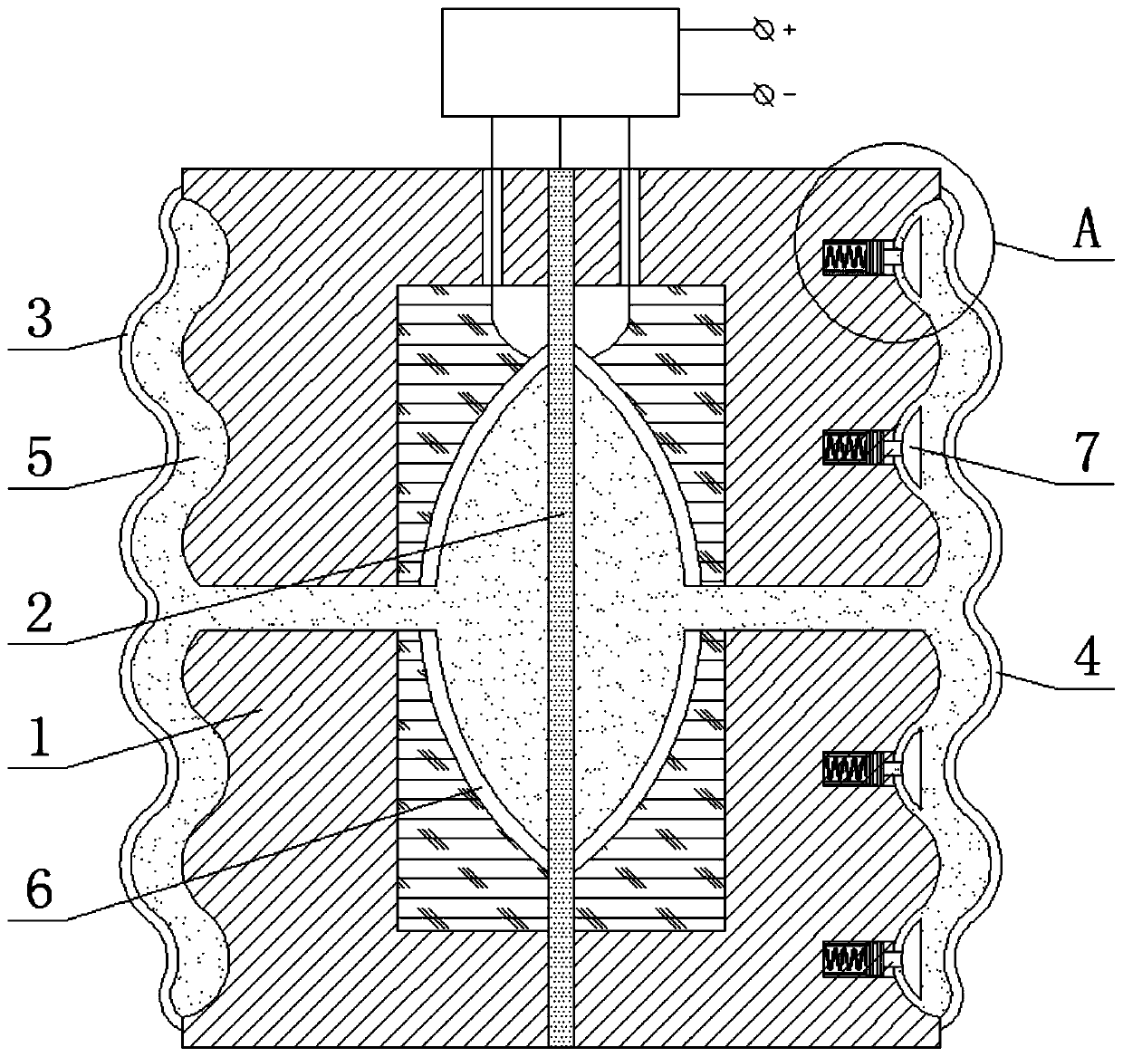 A pressure differential transmitter