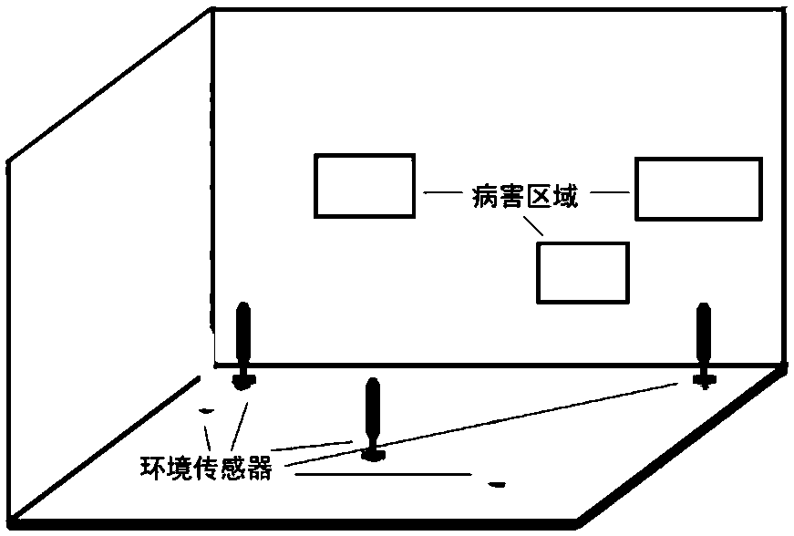 Ancient-fresco disease visual-analysis method based on MR glasses