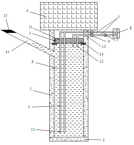 PCC (Large Diameter Pipe Pile by using Cast-in-place Concrete) energy pile and manufacturing method thereof