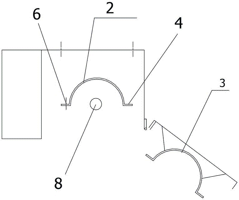 Sending device for material pneumatic conveying system