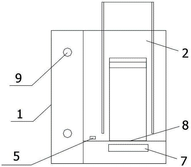 Sending device for material pneumatic conveying system