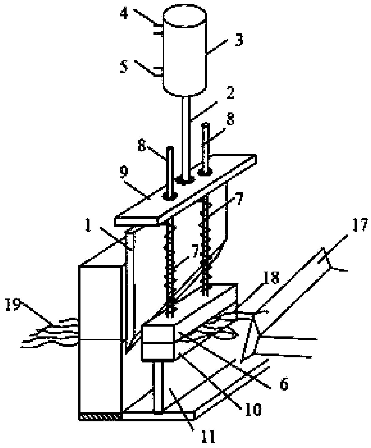 External switch blade type fiber bundle cutting-off mechanism for beam intensity machine and application