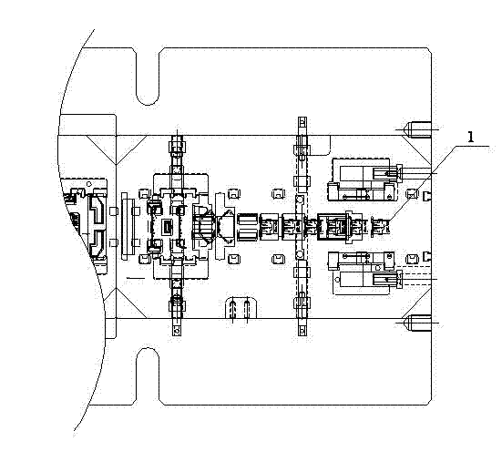 Die for producing small-sized bending part