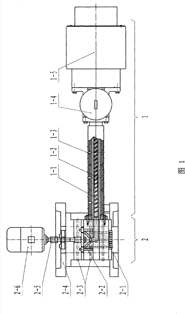 Differential type extruder and molding technique thereof