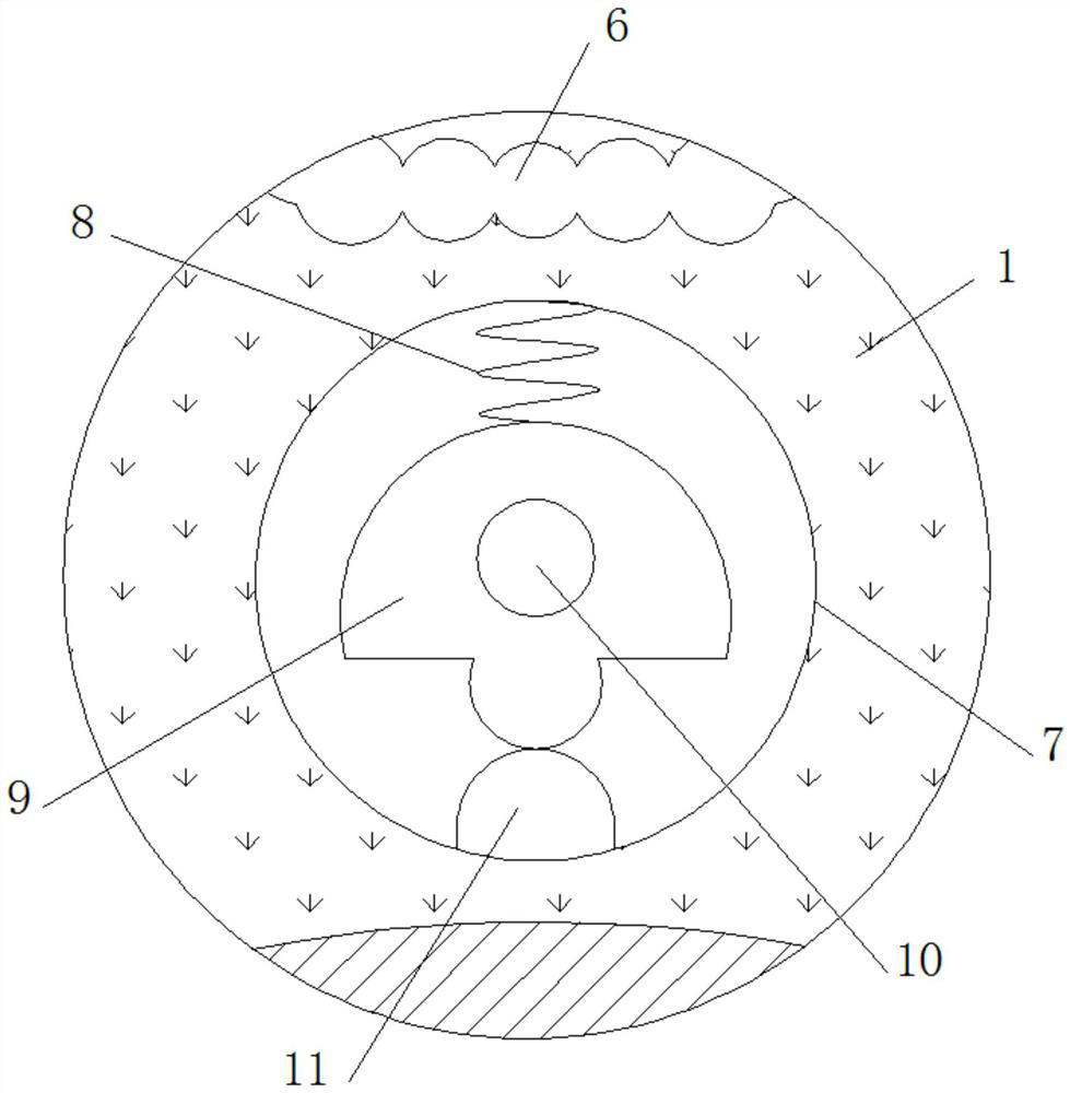 Clothing fabric winding device with stall protection function