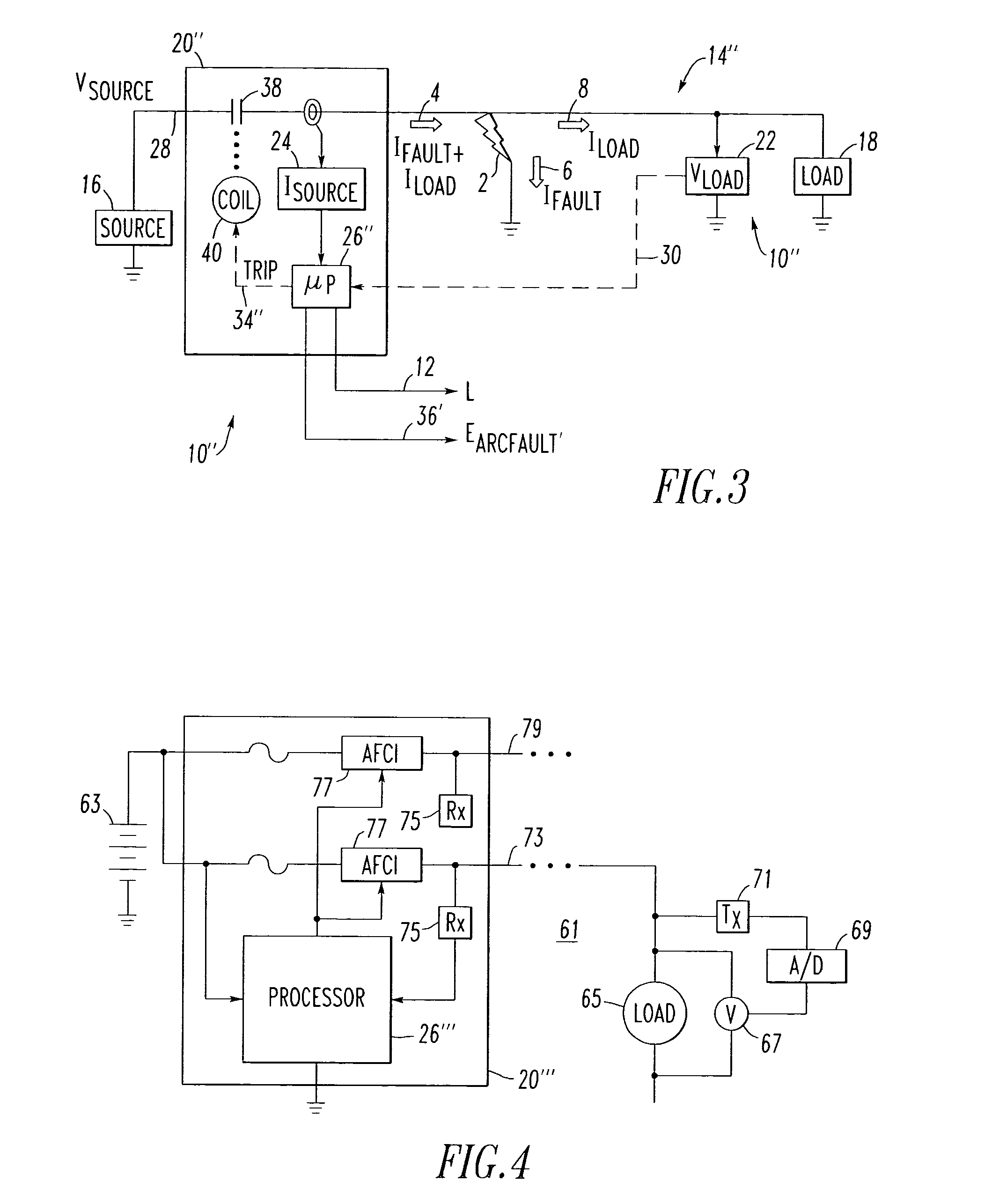 Apparatus and method for real time determination of arc fault energy, location and type