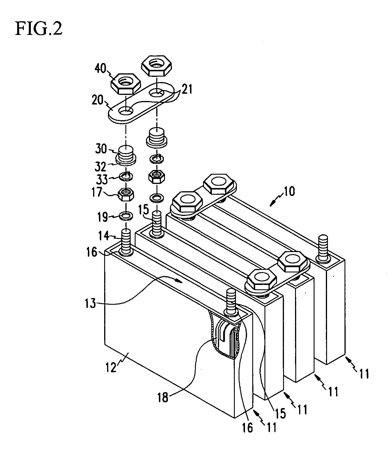 Secondary battery and a secondary battery module using the same
