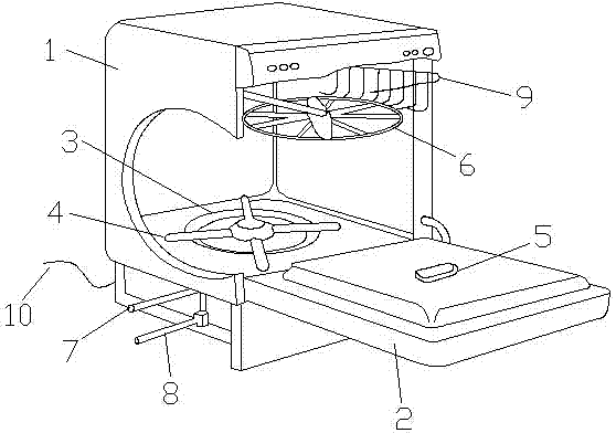 Automatic dish washing machine