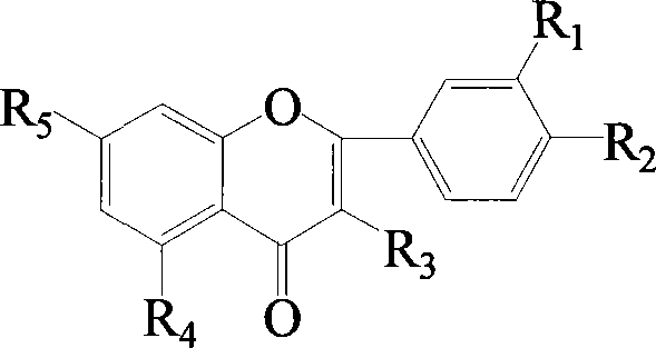 Flavonol sulfonates derivatives and method for synthesizing same