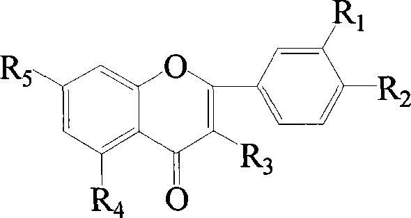 Flavonol sulfonates derivatives and method for synthesizing same