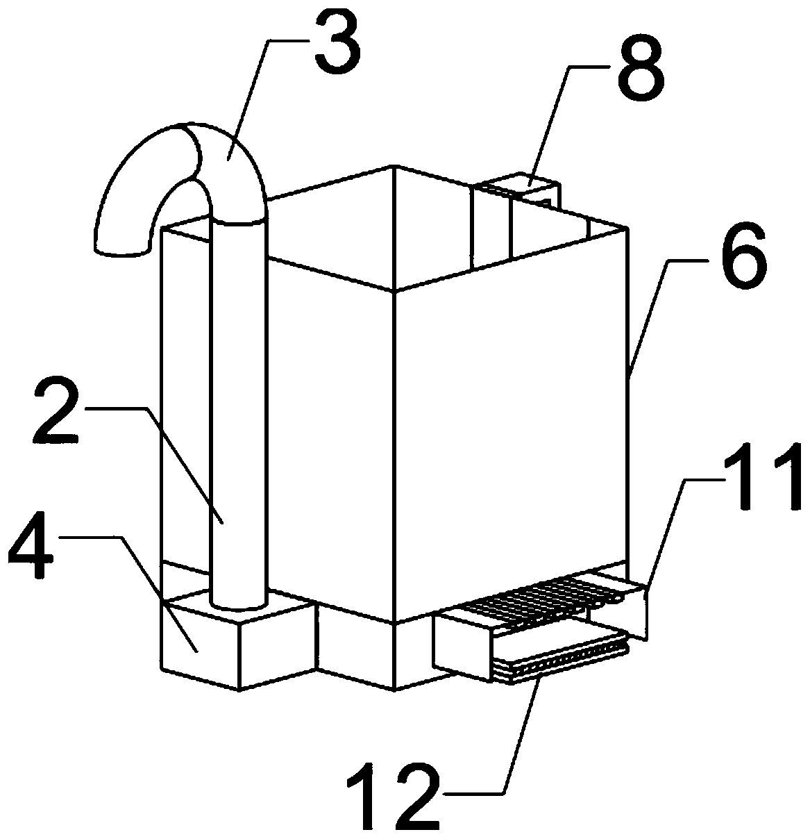 Artificial contamination immersion experiment sample contaminating machine