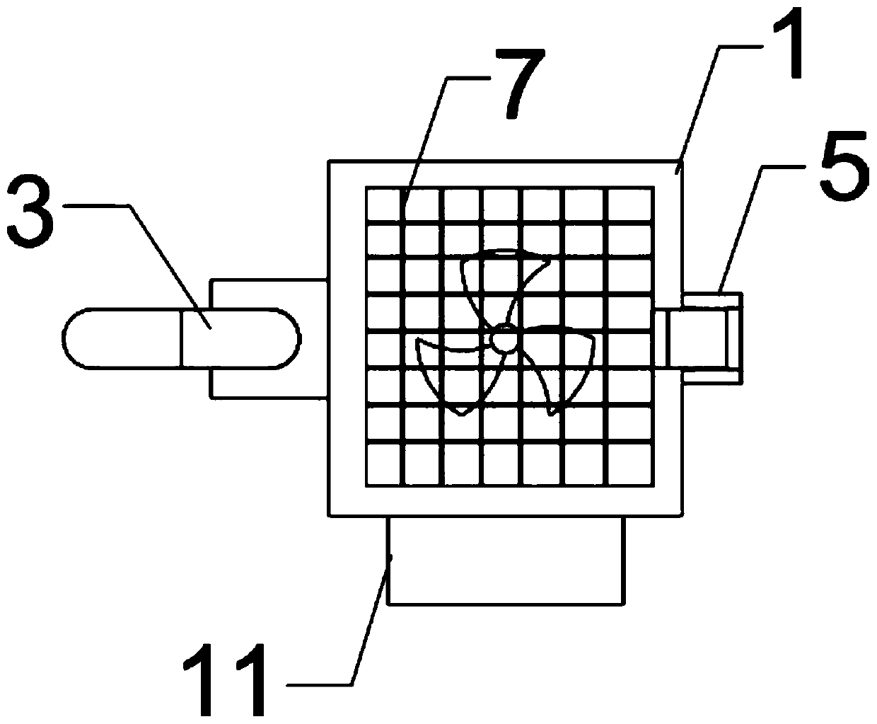 Artificial contamination immersion experiment sample contaminating machine