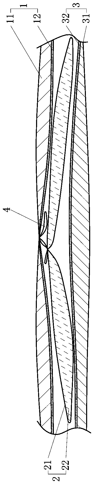 Down run prevention down jacket and sewing method thereof