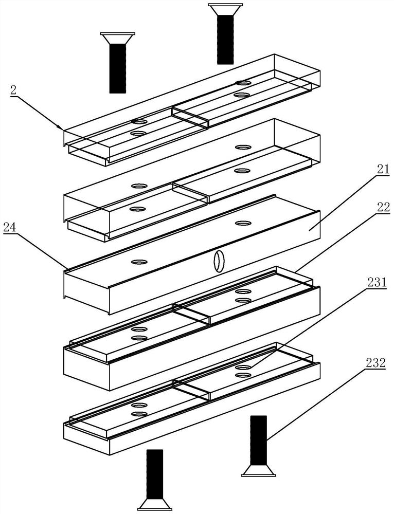 Magnetic fixing device for prefabricated part mold