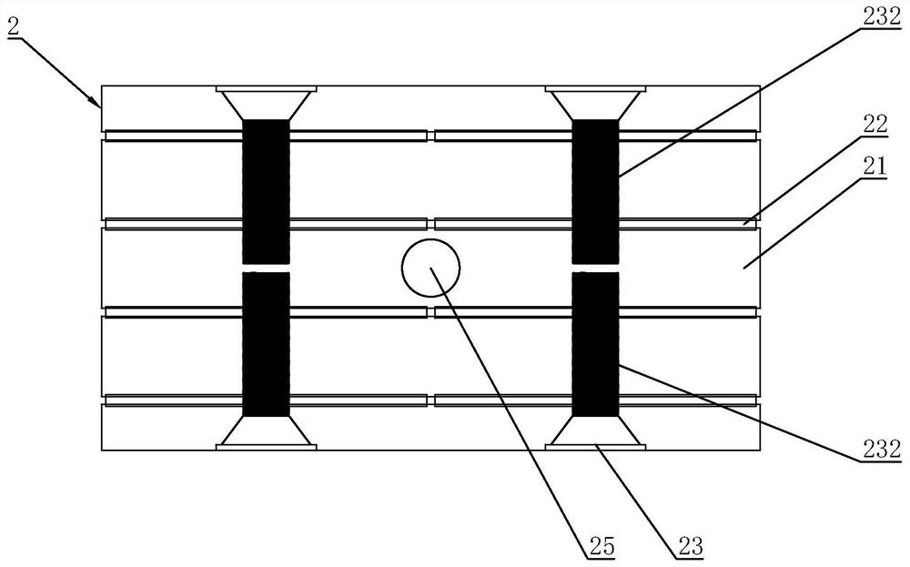 Magnetic fixing device for prefabricated part mold