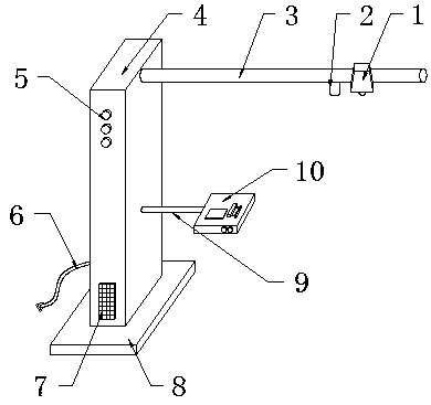 Intelligent recognition device used at entrance/exit of parking lot