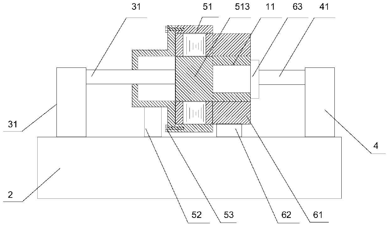 Assembling tool and method for magnetic suspension bearing rotor