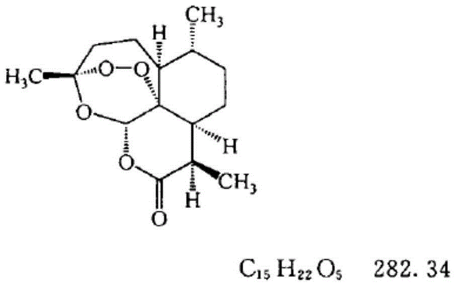 Medicated bath granules of artemisinin or derivatives of artemisinin and application of medicated bath granules