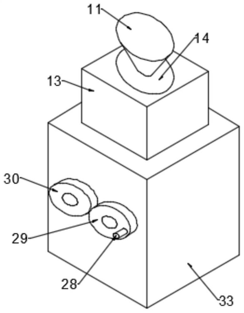 Multi-stage crushing device for building processing