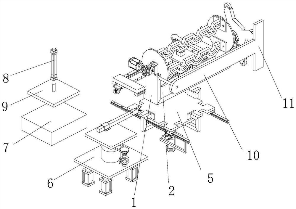 Machining mechanism for PVC board