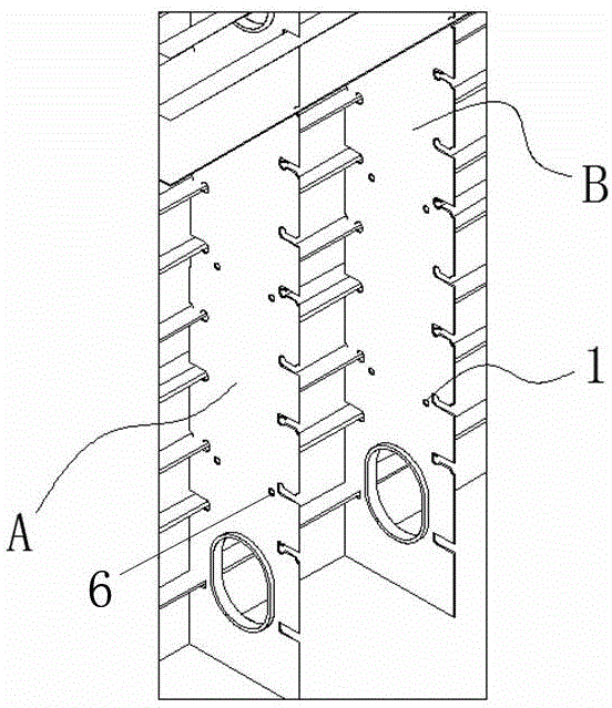 Structural perforation based scaffold building method