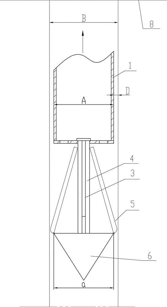 Automatic variable diameter hole forming device installed on the drilling machine