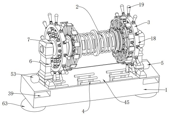 A multi-dimensional curved limit device for wire and cable maintenance