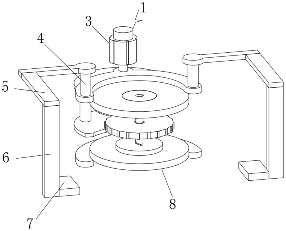 Positioning device facilitating stamping of chain wheel