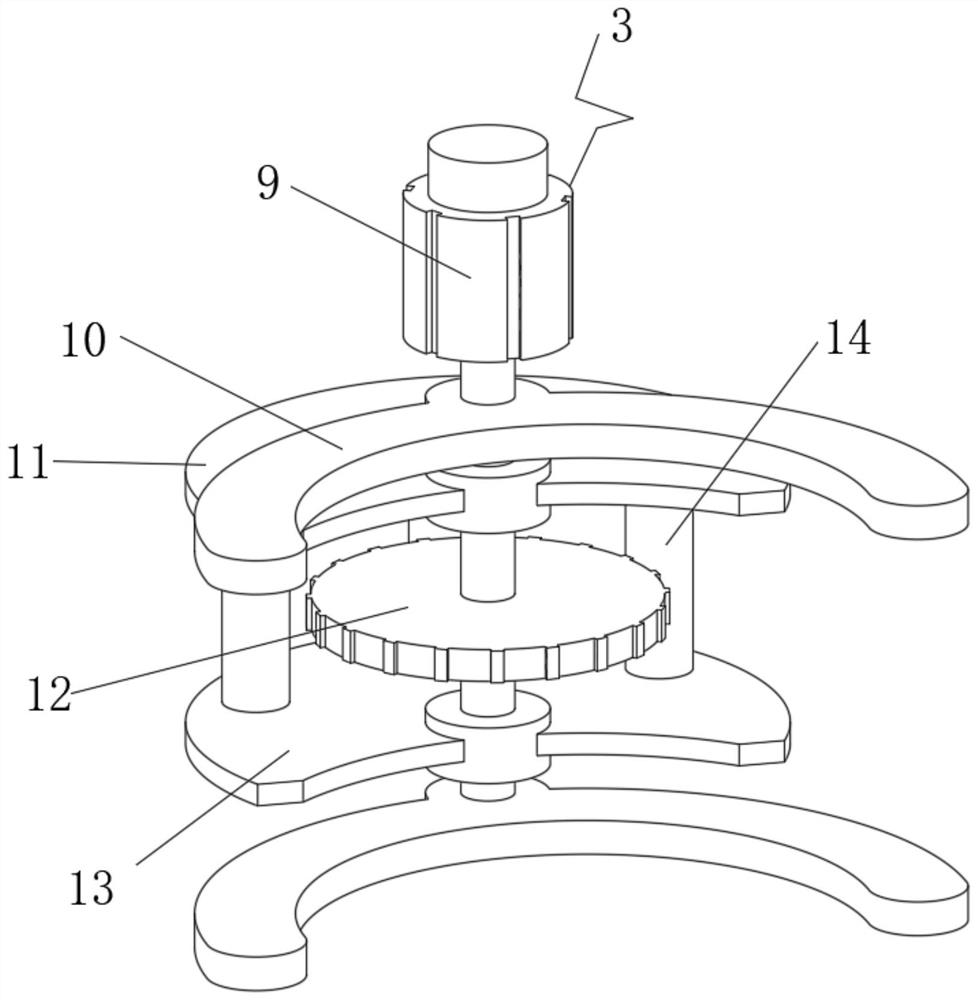 Positioning device facilitating stamping of chain wheel