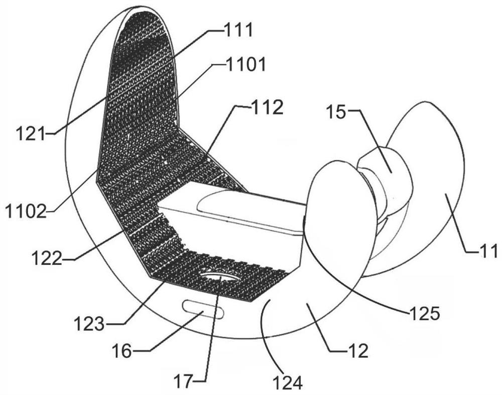 Cobalt alloy partition bone trabecula femoral condyle prosthesis and preparation method