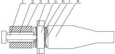 Milling tool for end surface of pipe material