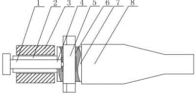 Milling tool for end surface of pipe material