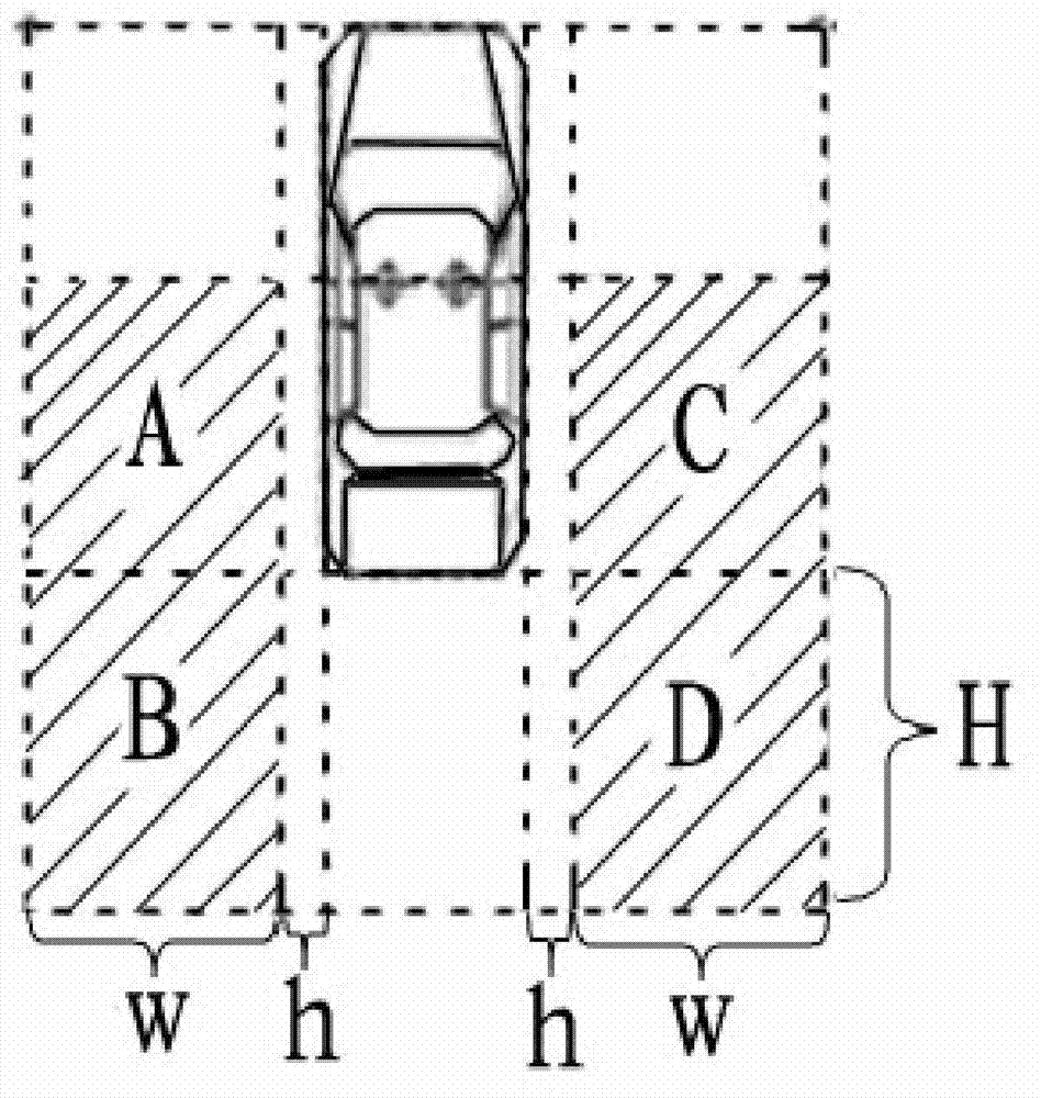 Vehicle rearview mirror blind spot detection system and method
