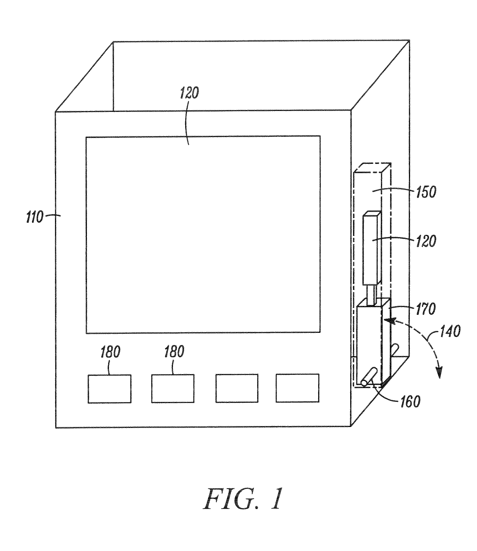 Computing device having socket and accessory device containment