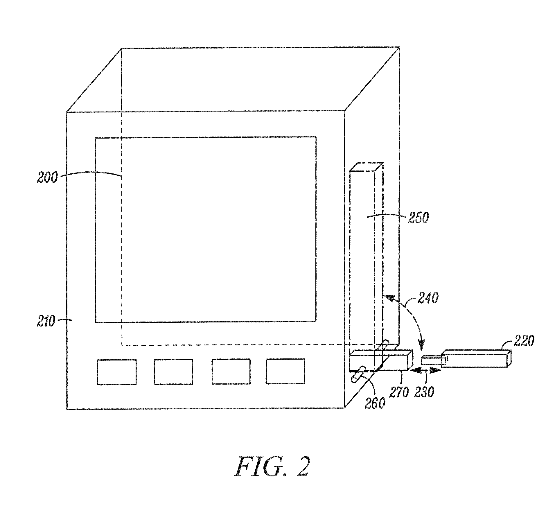 Computing device having socket and accessory device containment