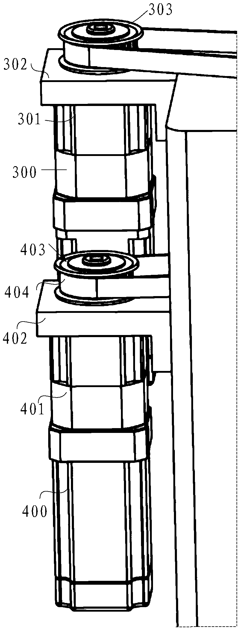 Synchronization ring peeling torque test device and test method