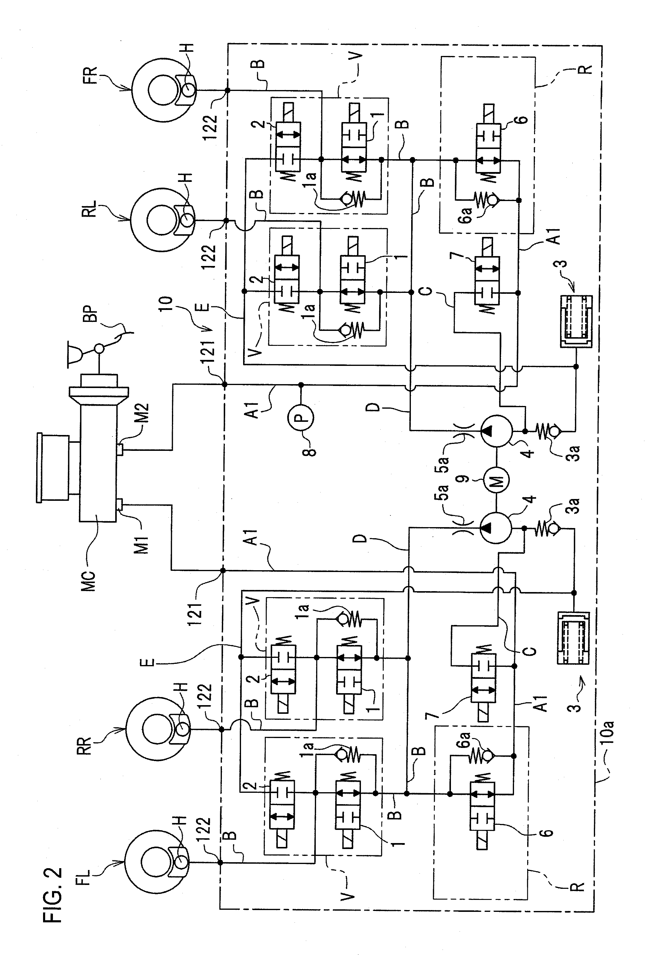 Vehicle brake hydraulic pressure control apparatus