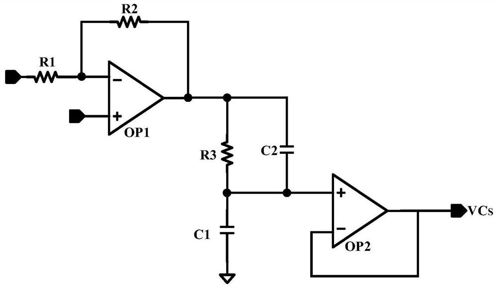 Error amplifier circuit with switched capacitor compensation