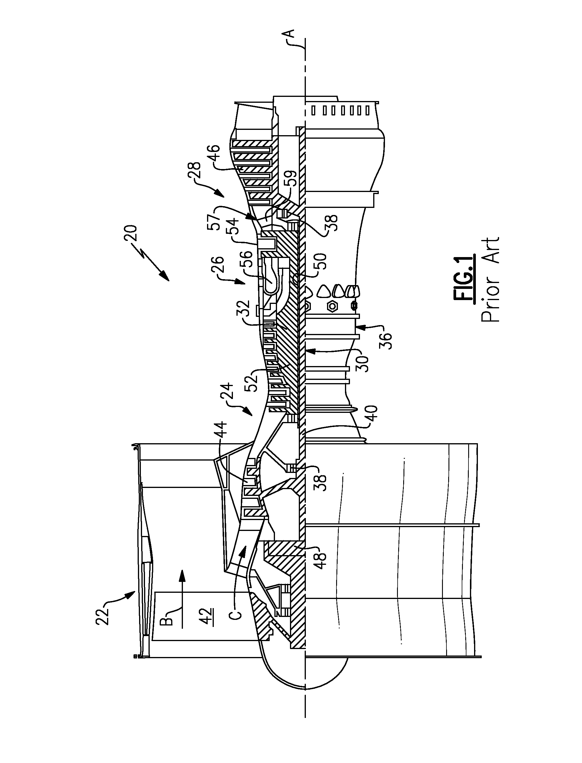 Anti-icing core inlet stator assembly for a gas turbine engine