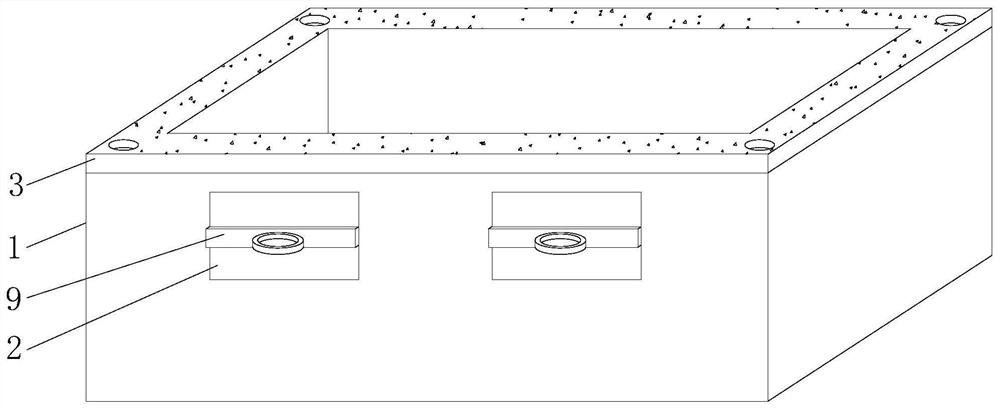 Silica gel foam with good fastening effect for sealing battery box