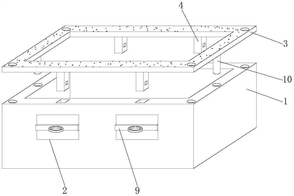 Silica gel foam with good fastening effect for sealing battery box