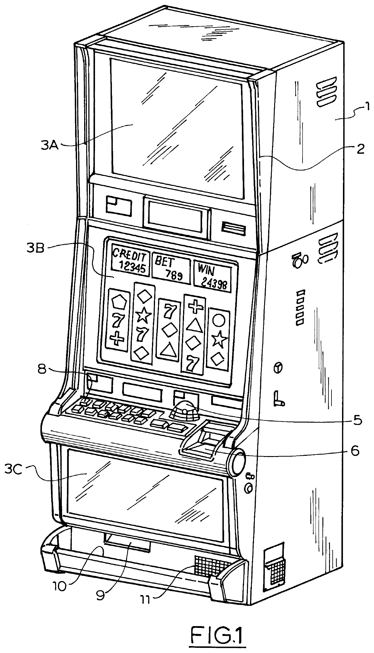 Gaming machine with timed game of chance and skill